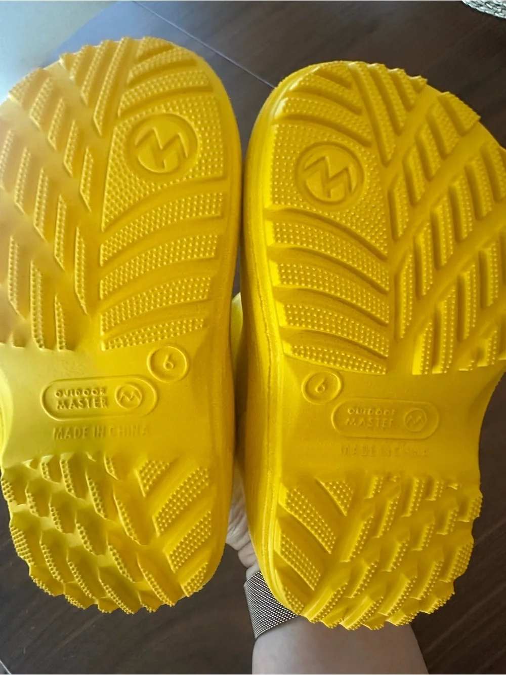 Outdoor Playmaster Kids' Bright Yellow Rain & Snow Boots with Easy Pull Handles